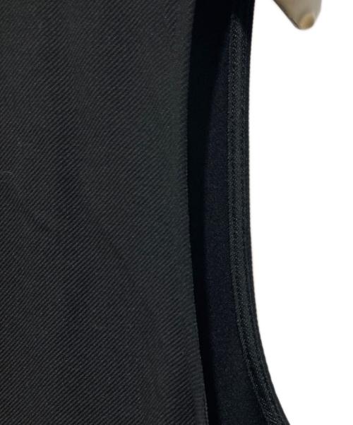 m's select（エムズセレクト）m's select (エムズセレクト) マイクロモダールハーフジップフーディワンピース ブラック サイズ:38の古着・服飾アイテム