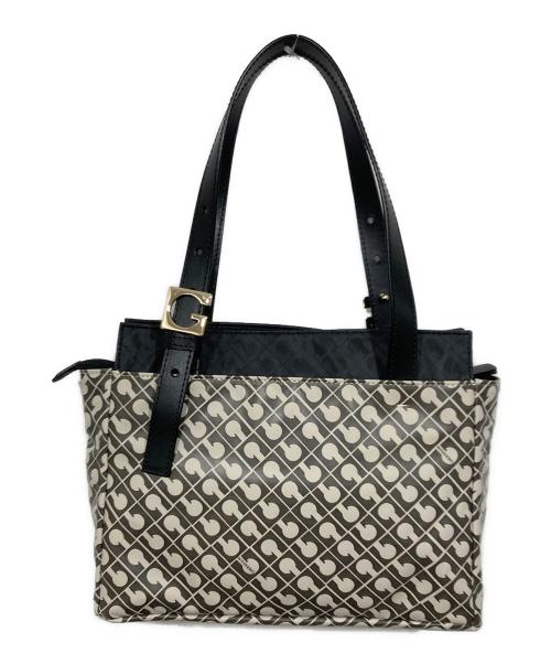 GHERARDINI（ゲラルディーニ）GHERARDINI (ゲラルディーニ) ハンドバッグ ブラウン×ブラックの古着・服飾アイテム