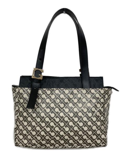 GHERARDINI（ゲラルディーニ）GHERARDINI (ゲラルディーニ) ハンドバッグ ブラウン×ブラックの古着・服飾アイテム