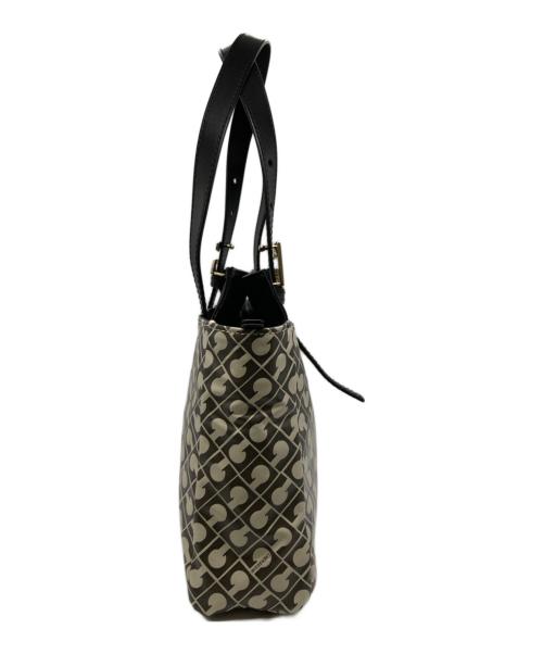 GHERARDINI（ゲラルディーニ）GHERARDINI (ゲラルディーニ) ハンドバッグ ブラウン×ブラックの古着・服飾アイテム