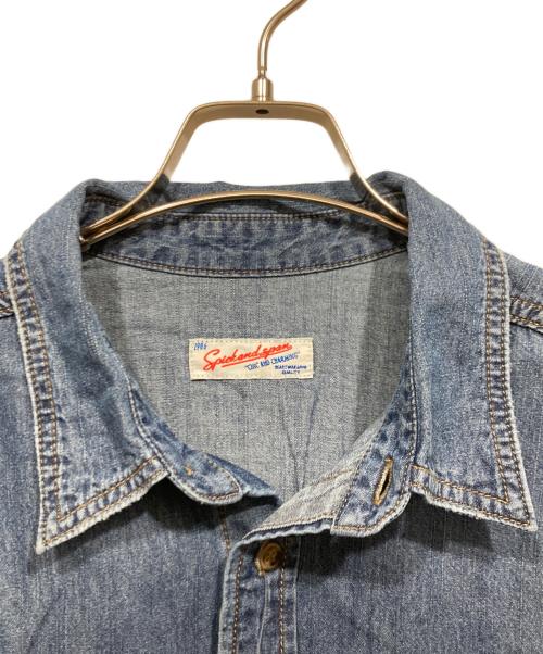 Spick and Span（スピック＆スパン）Spick and Span (スピック＆スパン) ライトオンスデニムシャツ ブルー サイズ:Fの古着・服飾アイテム
