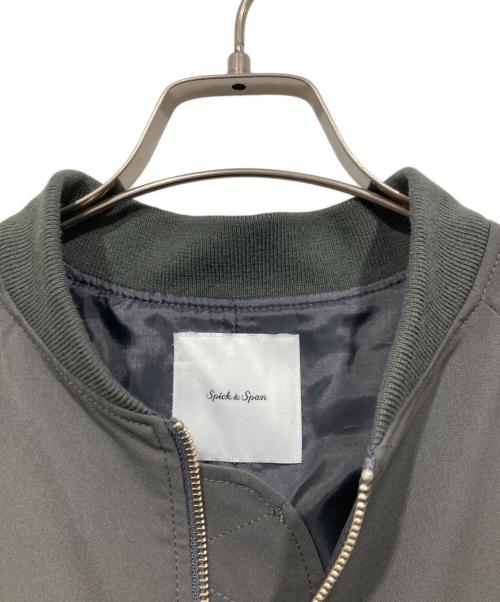 Spick and Span（スピック＆スパン）Spick and Span (スピックアンドスパン) MA-1ジャケット グレー サイズ:36の古着・服飾アイテム