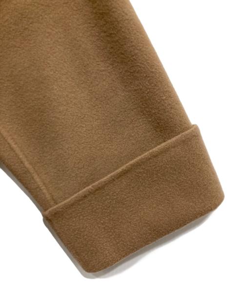 Spick and Span（スピック＆スパン）Spick and Span (スピックアンドスパン) ダブルモッサリバーフーディーガウンコート ブラウン サイズ:36の古着・服飾アイテム