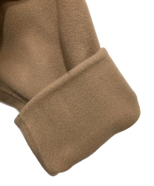 Spick and Span（スピック＆スパン）Spick and Span (スピックアンドスパン) ダブルモッサリバーフーディーガウンコート ブラウン サイズ:36の古着・服飾アイテム