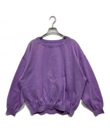 Spick and Span（スピック＆スパン）の古着「シアーニットプルオーバー」｜パープル