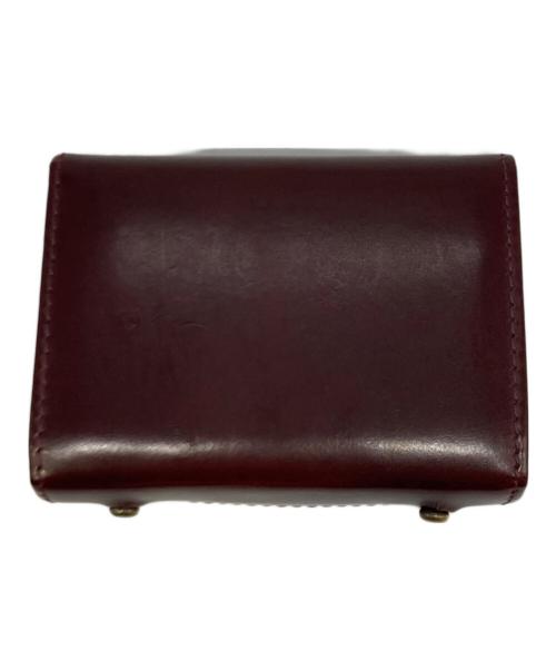 M+(エムピウ)（エムピウ）M+(エムピウ) (エムピウ) 2つ折り財布 / millefoglieⅡ P25 ブラウンの古着・服飾アイテム