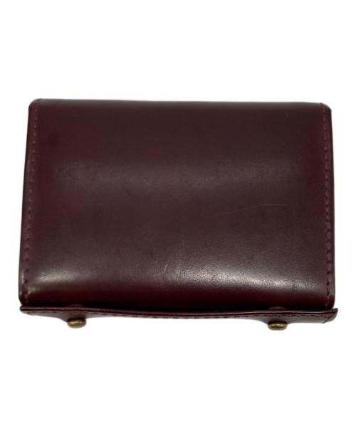 M+(エムピウ)（エムピウ）M+(エムピウ) (エムピウ) 2つ折り財布 / millefoglieⅡ P25 ブラウンの古着・服飾アイテム