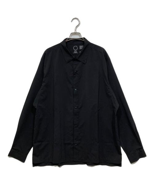 UL shirt（ユーエル シャツ）UL shirt (ユーエル シャツ) 長袖シャツ / shadow rip ブラック サイズ:LLの古着・服飾アイテム