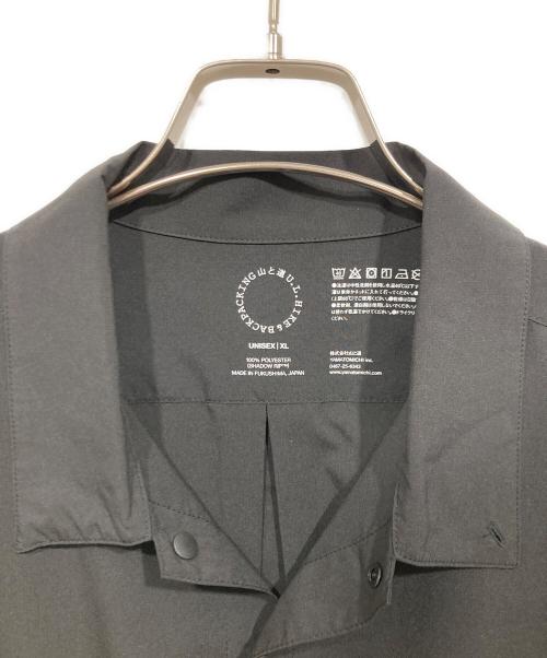 UL shirt（ユーエル シャツ）UL shirt (ユーエル シャツ) 長袖シャツ / shadow rip ブラック サイズ:LLの古着・服飾アイテム