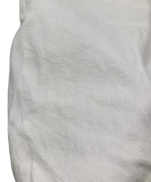 JOHN LAWRENCE SULLIVAN（ジョン ローレンス サリバン）JOHN LAWRENCE SULLIVAN (ジョン ローレンス サリバン) カットオフデニムシャツ ホワイト サイズ:46の古着・服飾アイテム