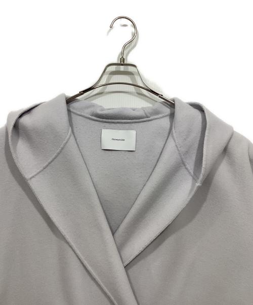 FRAMeWORK（フレームワーク）FRAMeWORK (フレームワーク) リバーフードポンチョコート グレー サイズ:サイズ表記なしの古着・服飾アイテム