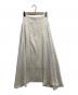 anuans (アニュアンス) チンツサテンサイドギャザーハイウエストスカート アイボリー サイズ:M：4000円