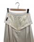 中古・古着 anuans (アニュアンス) チンツサテンサイドギャザーハイウエストスカート アイボリー サイズ:M：4000円