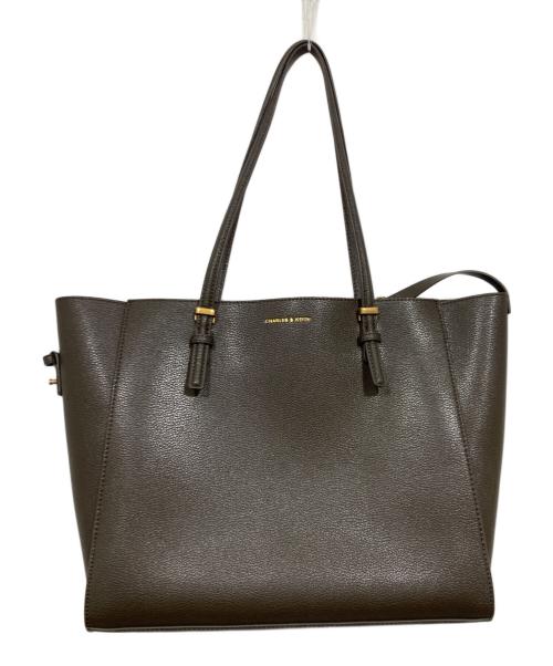 CHARLES & KEITH（チャールズアンドキース）CHARLES & KEITH (チャールズアンドキース) トートバッグ ブラウンの古着・服飾アイテム