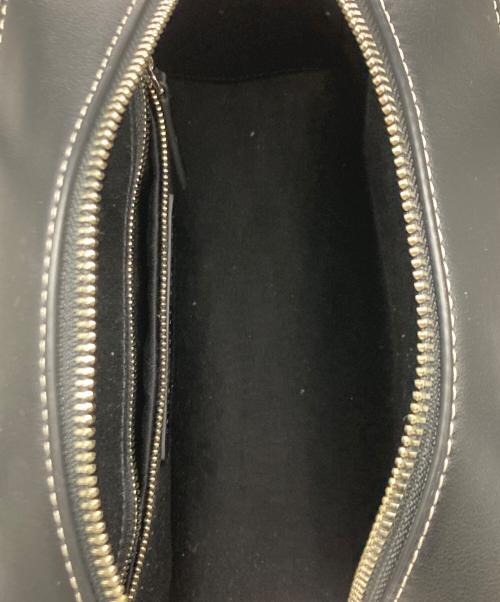 VASIC（ヴァジック）VASIC (ヴァジック) Apero Mini Mini  Raffia ハンドバッグ ベージュ×ブラックの古着・服飾アイテム