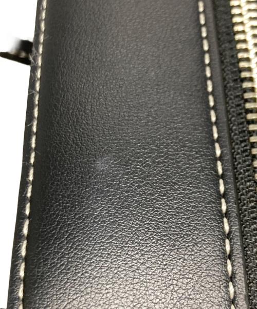 VASIC（ヴァジック）VASIC (ヴァジック) Apero Mini Mini  Raffia ハンドバッグ ベージュ×ブラックの古着・服飾アイテム