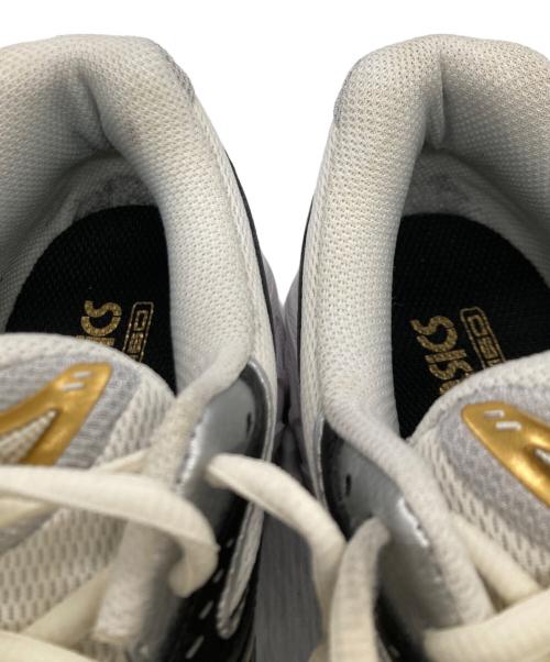 asics（アシックス）asics (アシックス) ローカットスニーカー ブラック×ホワイト サイズ:25㎝の古着・服飾アイテム