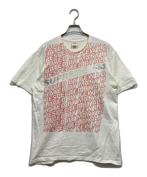 SUPREME（シュプリーム）SUPREME (シュプリーム) プリントTシャツ/ Respected Tee リスペクティッド Tシャツ  ベージュ サイズ:Mの古着・服飾アイテム