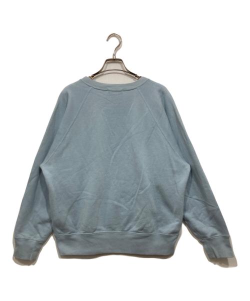 GALERIE VIE（ギャルリーヴィー）GALERIE VIE (ギャルリーヴィー) ソフトジャージーリブ ボートネックプルオーバー ブルー サイズ:Mの古着・服飾アイテム
