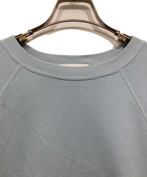 GALERIE VIE（ギャルリーヴィー）GALERIE VIE (ギャルリーヴィー) ソフトジャージーリブ ボートネックプルオーバー ブルー サイズ:Mの古着・服飾アイテム