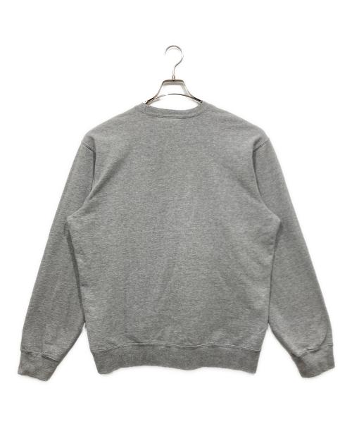 SUPREME（シュプリーム）Supreme (シュプリーム) Cutout Logo Crewneck グレー サイズ:XLの古着・服飾アイテム
