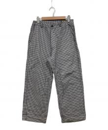 VETRA（ベトラ）の古着「千鳥柄フレンチワークパンツ」｜ホワイト×ブラック