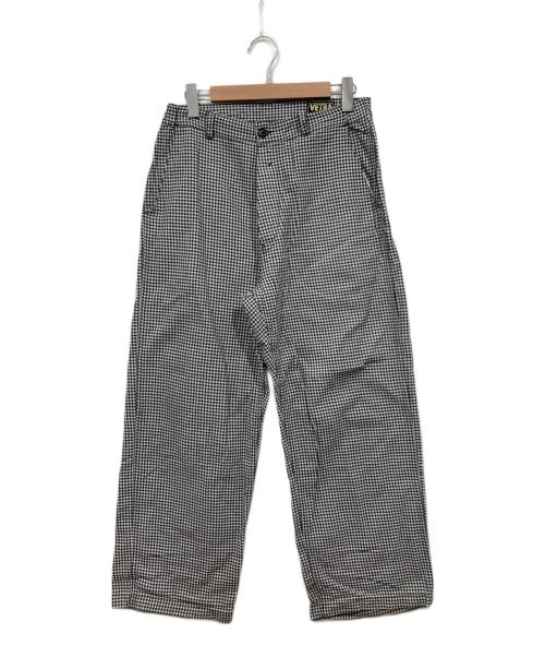 VETRA（ベトラ）VETRA (ベトラ) 千鳥柄フレンチワークパンツ ホワイト×ブラック サイズ:42の古着・服飾アイテム