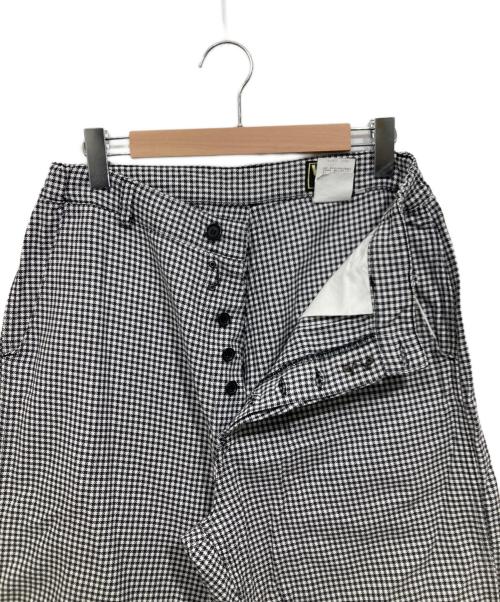 VETRA（ベトラ）VETRA (ベトラ) 千鳥柄フレンチワークパンツ ホワイト×ブラック サイズ:42の古着・服飾アイテム