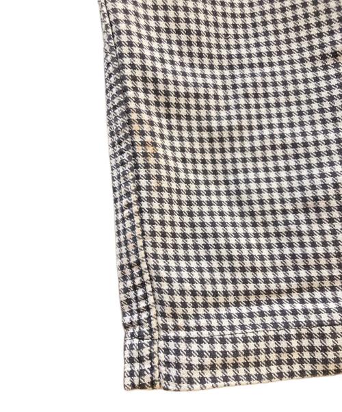 VETRA（ベトラ）VETRA (ベトラ) 千鳥柄フレンチワークパンツ ホワイト×ブラック サイズ:42の古着・服飾アイテム
