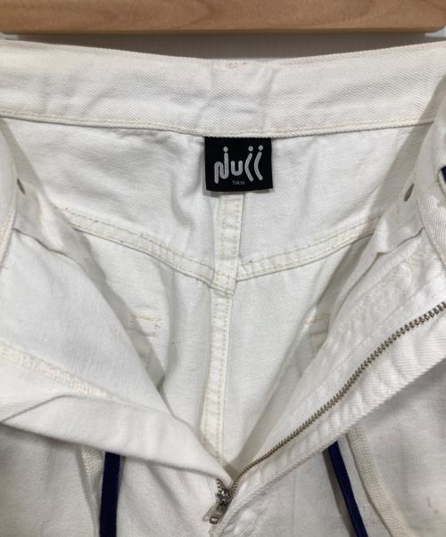 NULL TOKYO（ヌル トウキョウ）NULL TOKYO (ヌル トウキョウ) リペア加工デニムパンツ ホワイト サイズ:Mの古着・服飾アイテム