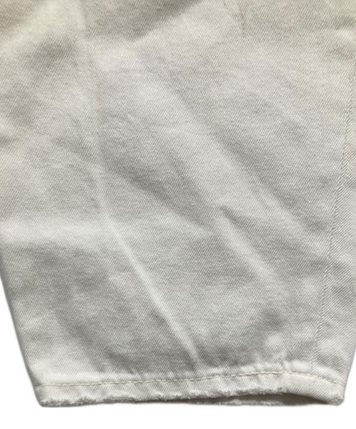 NULL TOKYO（ヌル トウキョウ）NULL TOKYO (ヌル トウキョウ) リペア加工デニムパンツ ホワイト サイズ:Mの古着・服飾アイテム