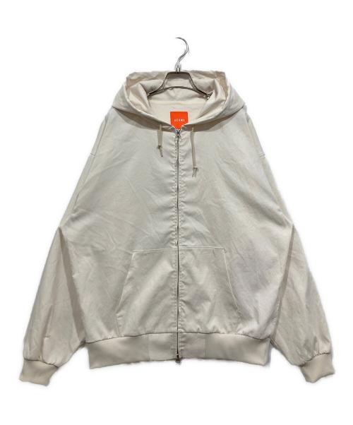 BEAMS（ビームス）BEAMS (ビームス) フーデッドジップジャケット ホワイト サイズ:Mの古着・服飾アイテム
