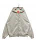 BEAMS（ビームス）の古着「フーデッドジップジャケット」｜ホワイト