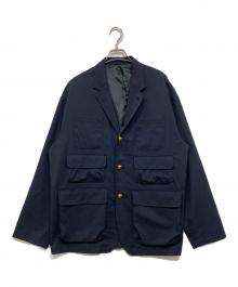 BEAMS（ビームス）の古着「3ステップ ポケット ブレザージャケット / 3-Step Pocket Blazer Jacket」｜ネイビー