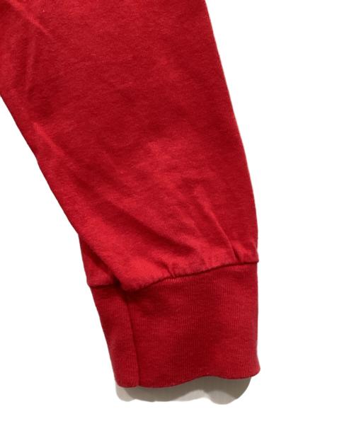 stussy（ステューシー）stussy (ステューシー) ロングスリーブカットソー レッド サイズ:Lの古着・服飾アイテム