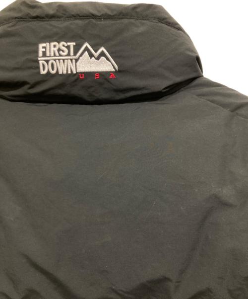 FIRST DOWN（ファーストダウン）FIRST DOWN (ファーストダウン) バブルダウンジャケット ブラック サイズ:XLの古着・服飾アイテム