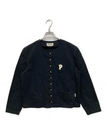 PINK HOUSE（ピンクハウス）の古着「スナップロゴジャケット」｜ブラック