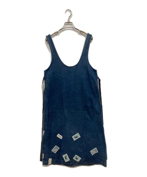 PINK HOUSE（ピンクハウス）PINK HOUSE (ピンクハウス) デニムサロペット ブルー サイズ:サイズ表記なしの古着・服飾アイテム