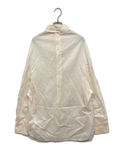 JIL SANDER（ジルサンダー）JIL SANDER (ジルサンダー) プルオーバーシアーシャツ アイボリー サイズ:36の古着・服飾アイテム