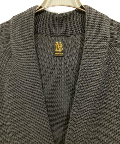 BATONER（バトナ―）BATONER (バトナ―) ニットカーディガン グレー サイズ:1の古着・服飾アイテム