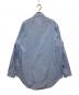 GUCCI (グッチ) 刺繍ストライプシャツ ブルー×ホワイト サイズ:48：10000円