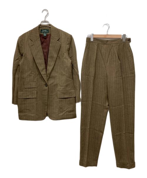 LAUREN RALPH LAUREN（ローレンラルフローレン）LAUREN RALPH LAUREN (ローレンラルフローレン) セットアップ ブラウン サイズ:JK 10 PT 8の古着・服飾アイテム