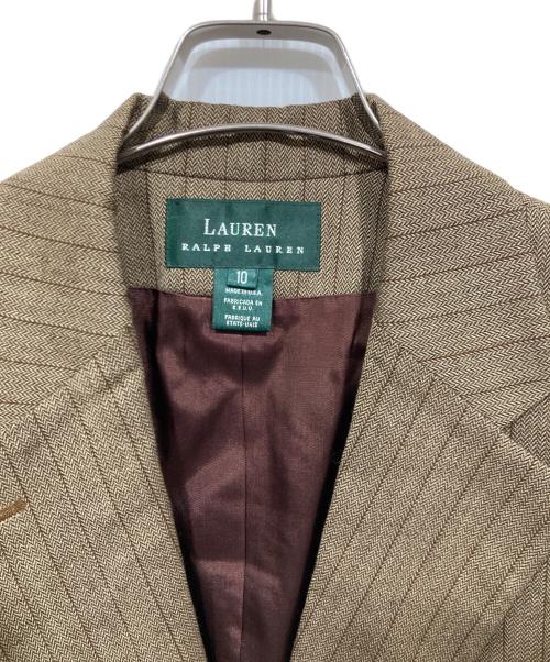 LAUREN RALPH LAUREN（ローレンラルフローレン）LAUREN RALPH LAUREN (ローレンラルフローレン) セットアップ ブラウン サイズ:JK 10 PT 8の古着・服飾アイテム