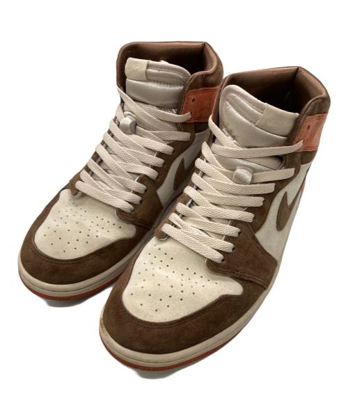 NIKE（ナイキ）NIKE (ナイキ) ハイカットスニーカー / Women's Air Jordan 1 High OG ブラウン×ピンク / Cacao Wow サイズ:29cmの古着・服飾アイテム
