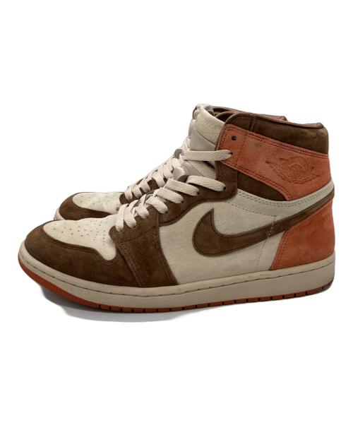 NIKE（ナイキ）NIKE (ナイキ) ハイカットスニーカー / Women's Air Jordan 1 High OG ブラウン×ピンク / Cacao Wow サイズ:29cmの古着・服飾アイテム