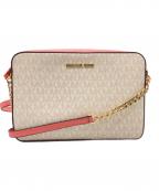 MICHAEL KORSマイケル・コース）の古着「チェーンショルダーバッグ」｜ピンク