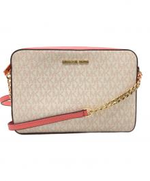 MICHAEL KORS（マイケル・コース）の古着「チェーンショルダーバッグ」｜ピンク