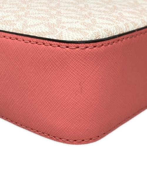 MICHAEL KORS（マイケル・コース）MICHAEL KORS (マイケル・コース) チェーンショルダーバッグ ピンクの古着・服飾アイテム