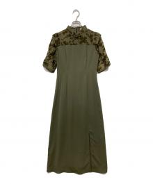LeJa（レジャ）の古着「チャイナワンピース」｜グリーン