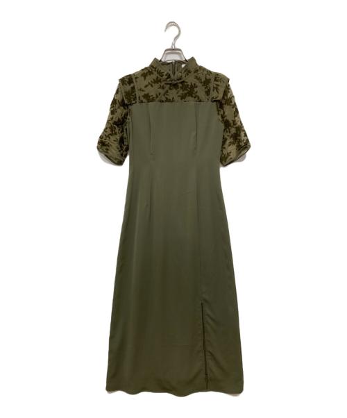 LeJa（レジャ）LeJa (レジャ) チャイナワンピース グリーン サイズ:Fの古着・服飾アイテム